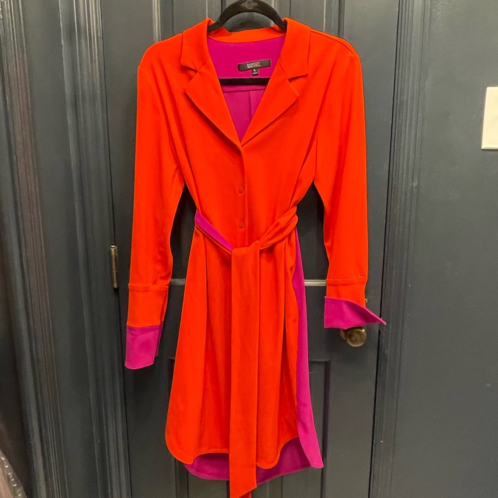 Badgley Mischka shirt dress. Size 6